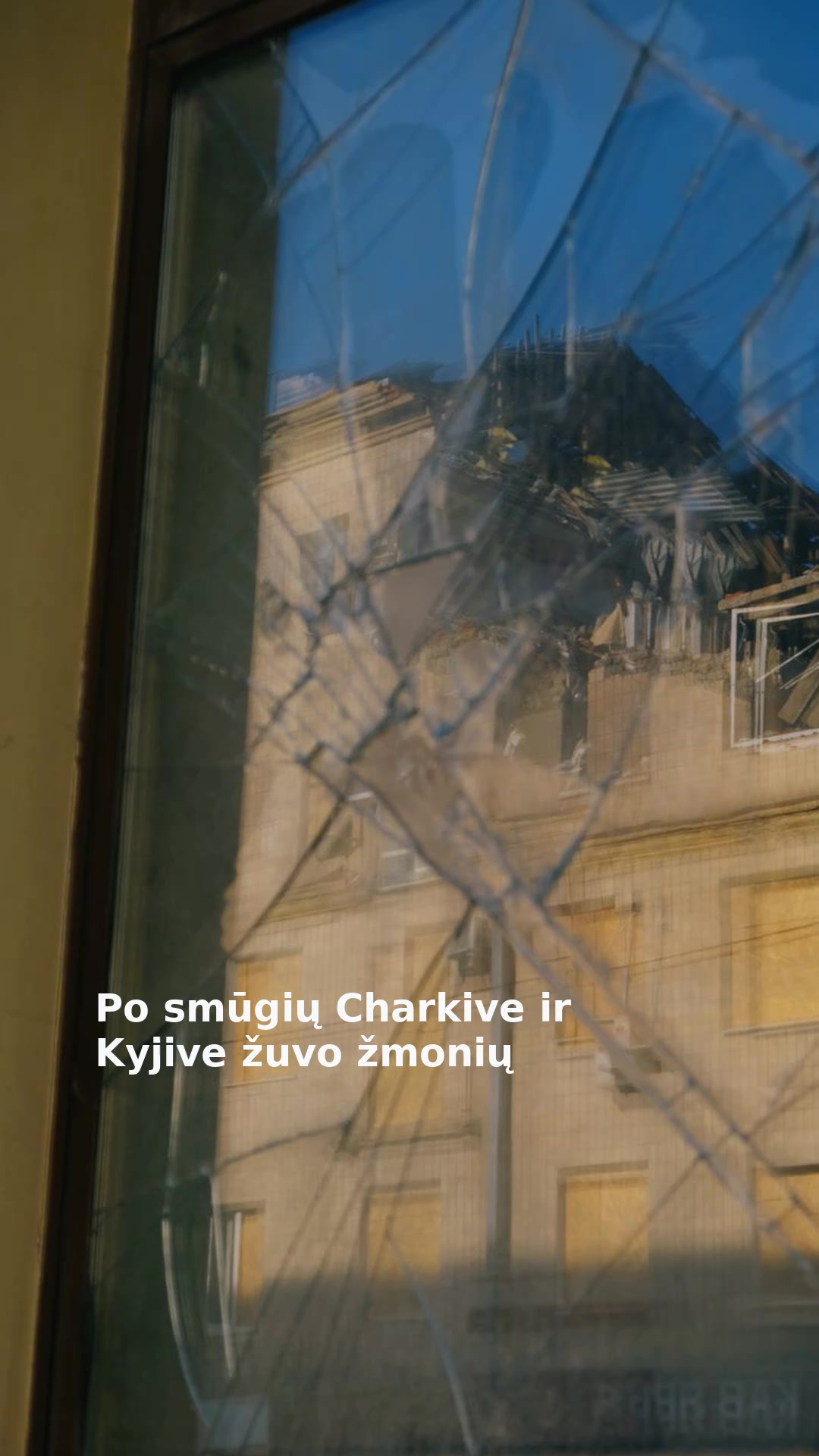 Po smūgių Charkive ir Kyjive žuvo žmonių