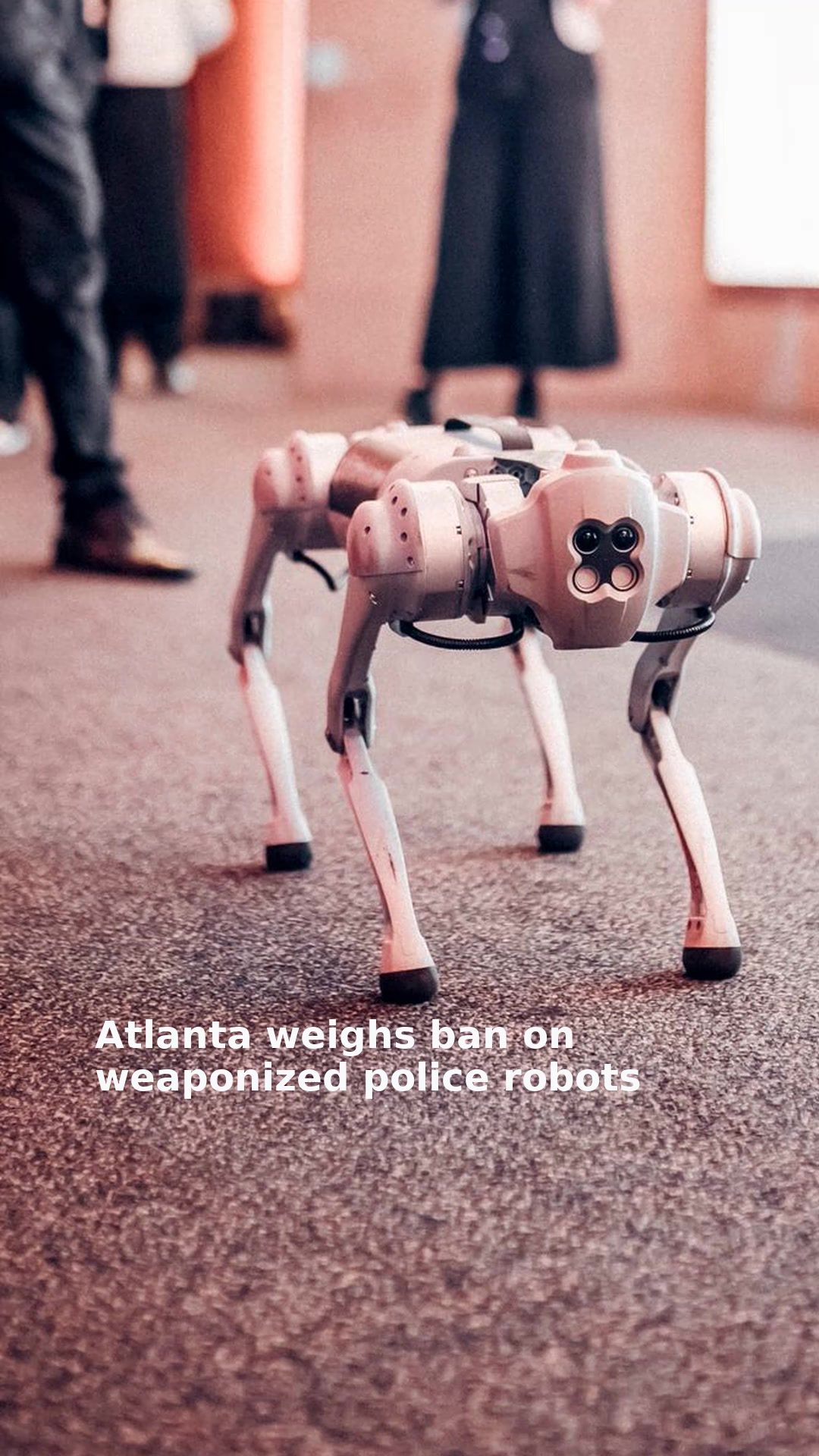 Atlanta weighs ban on weaponized police robots