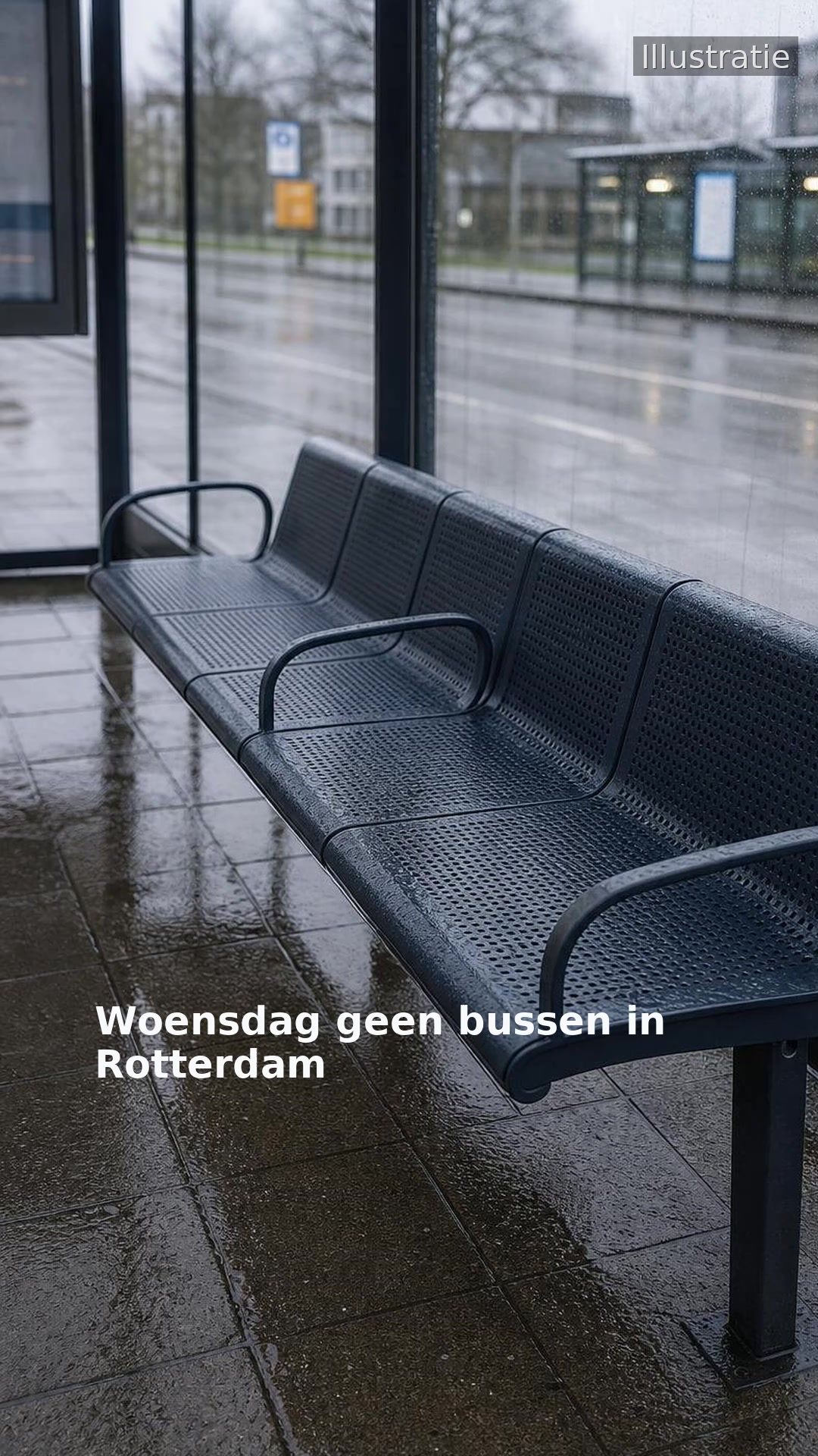 Woensdag geen bussen in Rotterdam