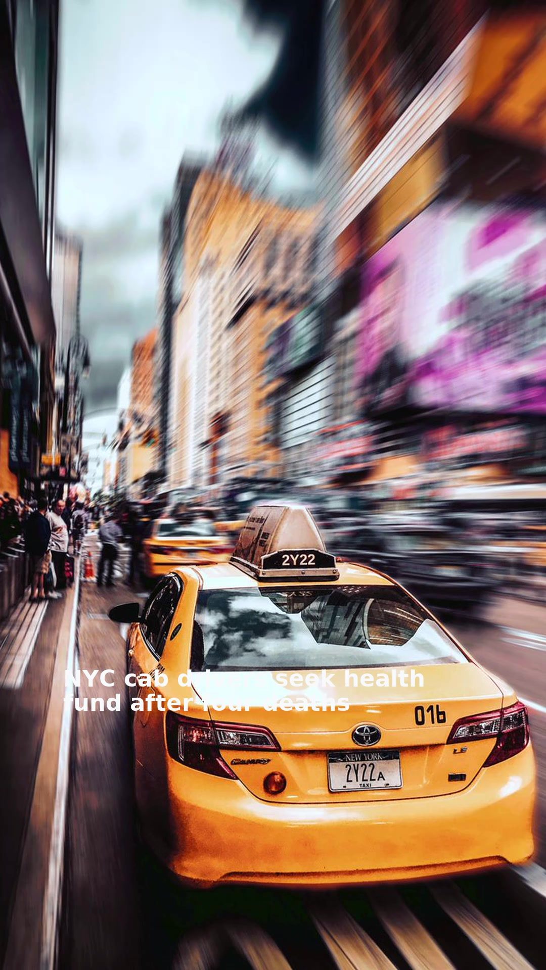 NYC cab drivers seek health fund after four deaths
