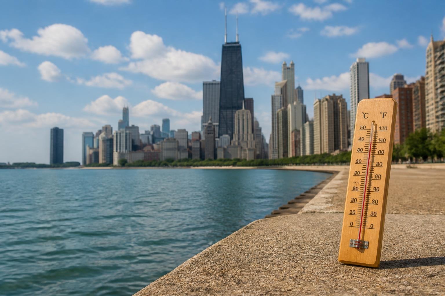 Chicago and Rockford reportedly surpass 2008 temperature marks