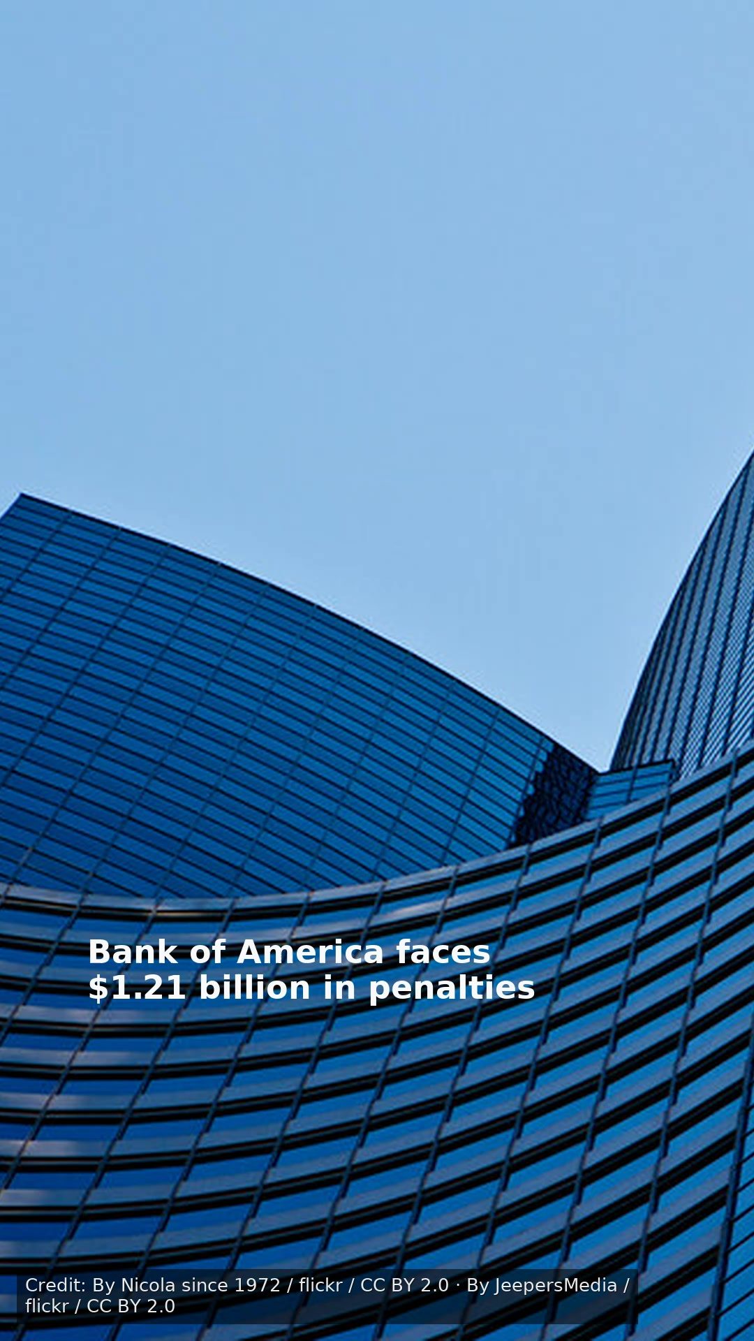 Bank of America faces $1.21 billion in penalties