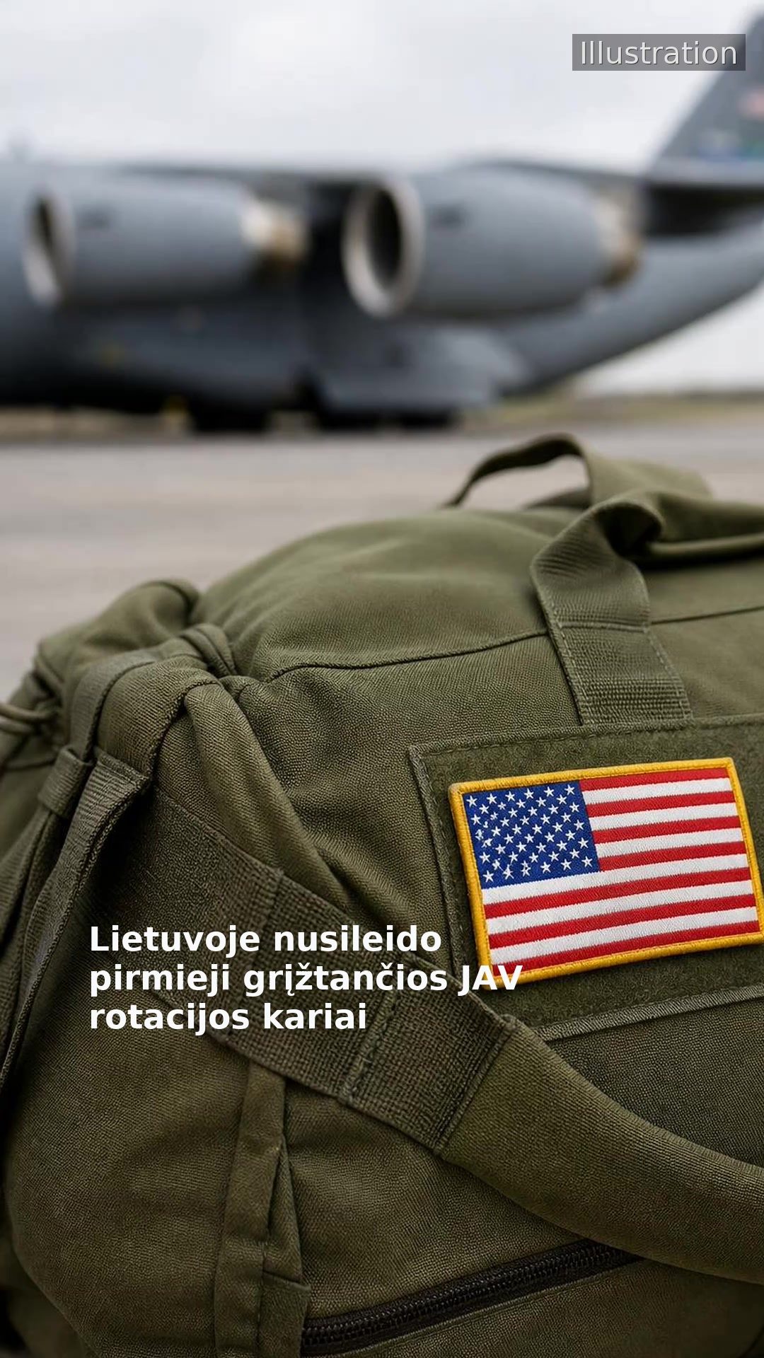 Lietuvoje nusileido pirmieji grįžtančios JAV rotacijos kariai