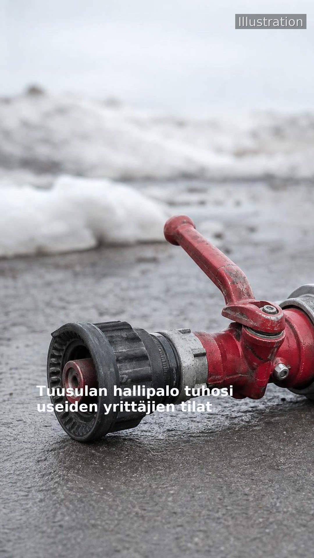 Tuusulan hallipalo tuhosi useiden yrittäjien tilat