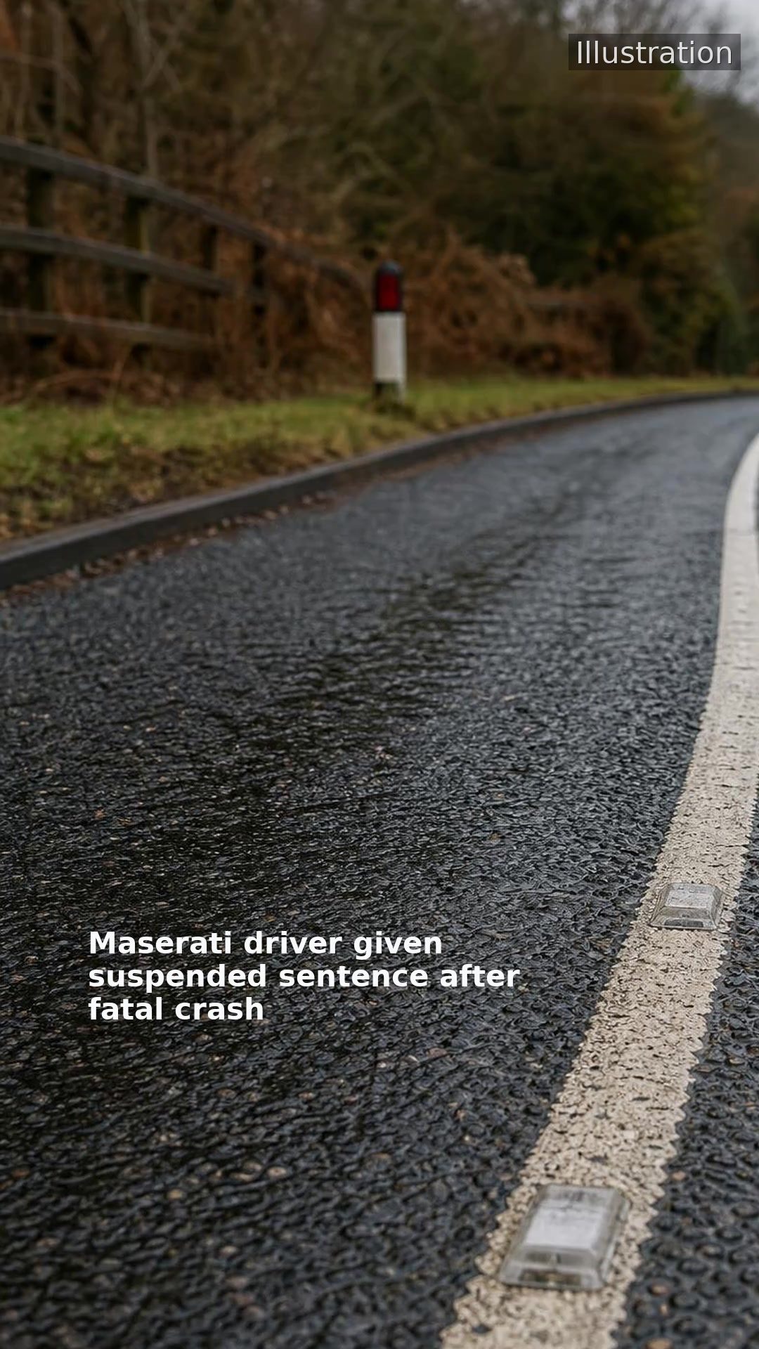 Maserati driver given suspended sentence after fatal crash