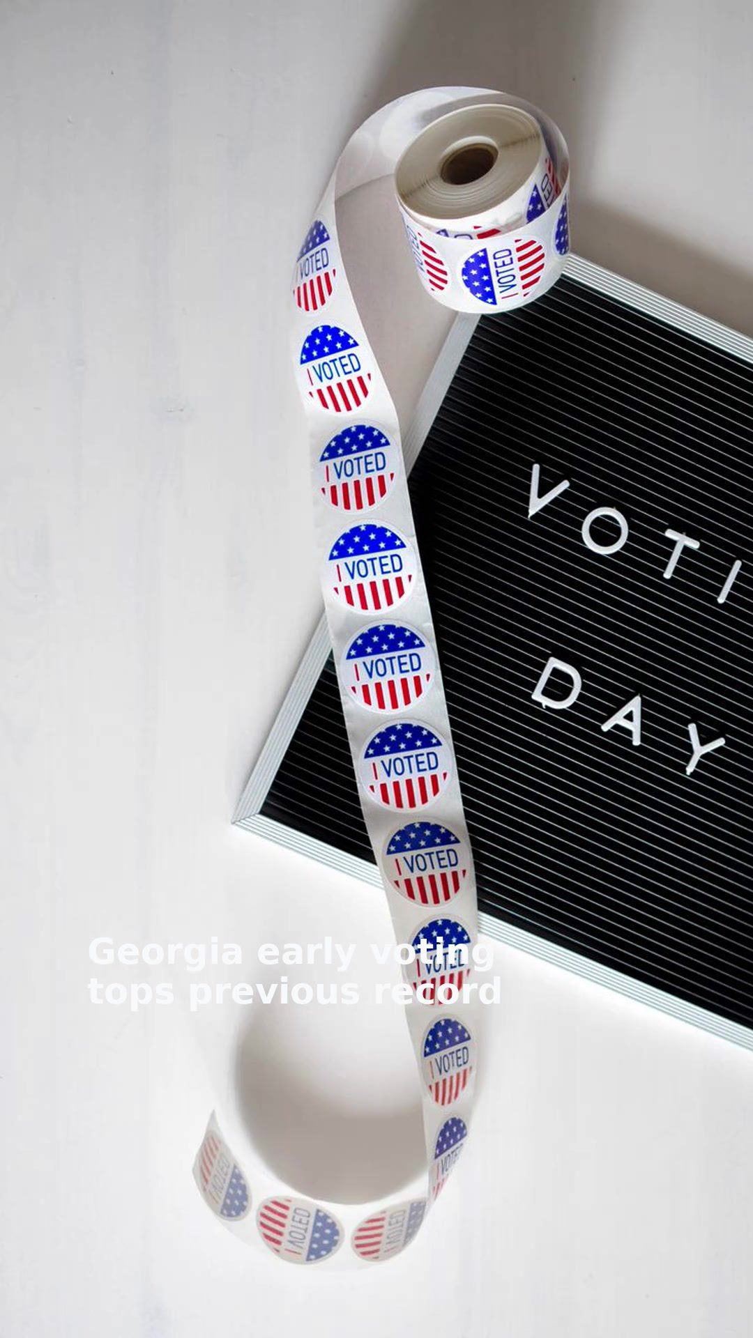 Georgia early voting tops previous record