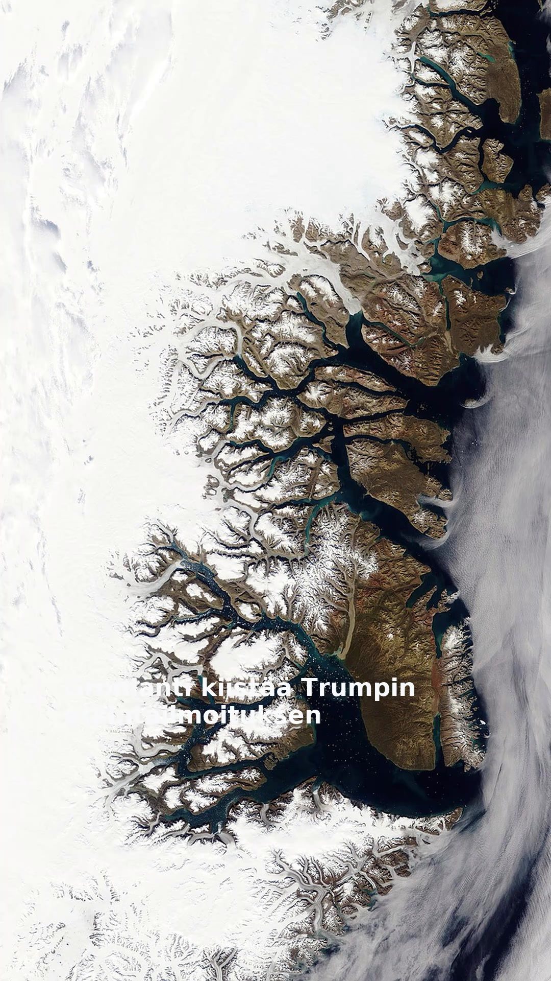 Grönlanti kiistää Trumpin etsintäilmoituksen