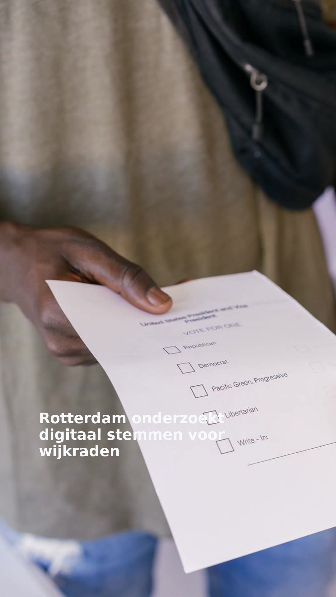 Rotterdam onderzoekt digitaal stemmen voor wijkraden