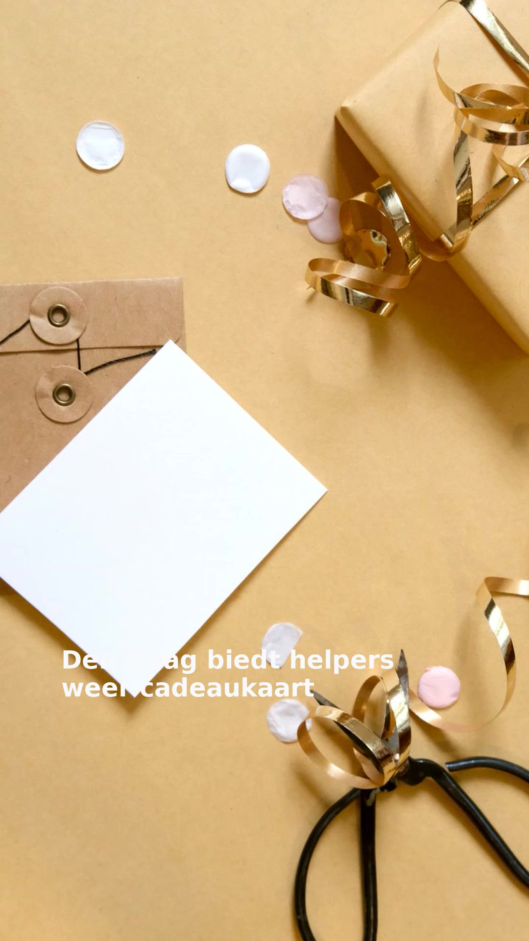 Den Haag biedt helpers weer cadeaukaart