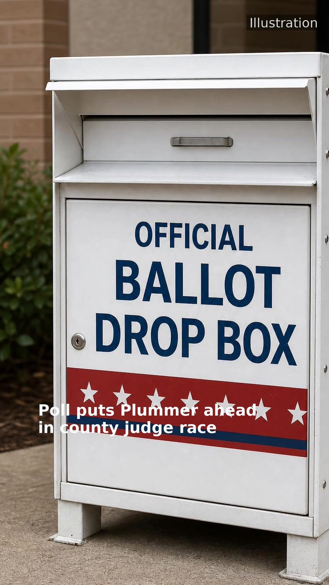 Poll puts Plummer ahead in county judge race