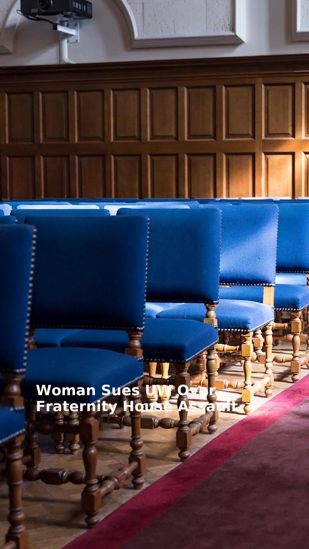Woman Sues UW Over Fraternity House Assault