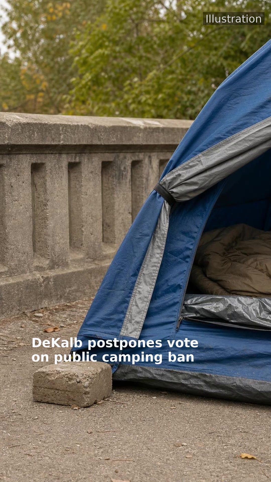 DeKalb postpones vote on public camping ban