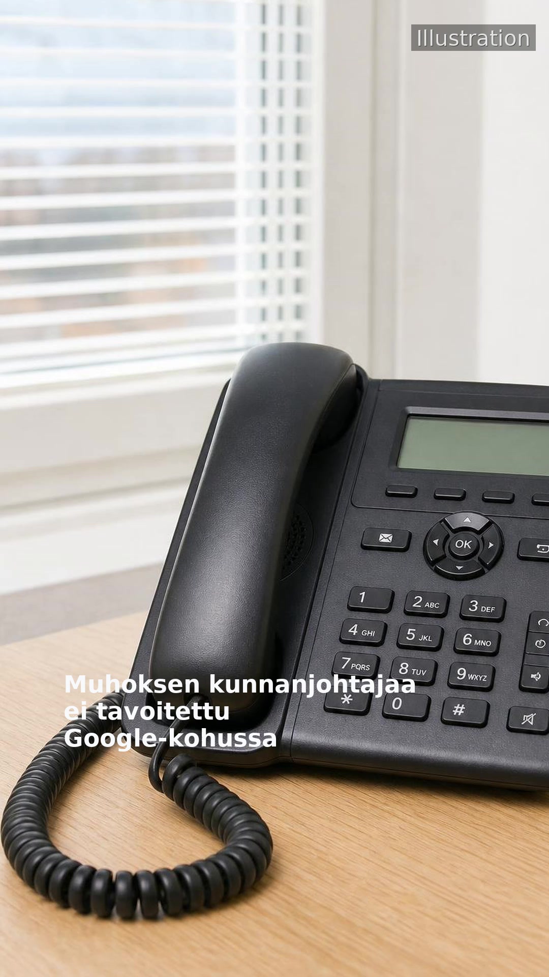 Muhoksen kunnanjohtajaa ei tavoitettu Google-kohussa