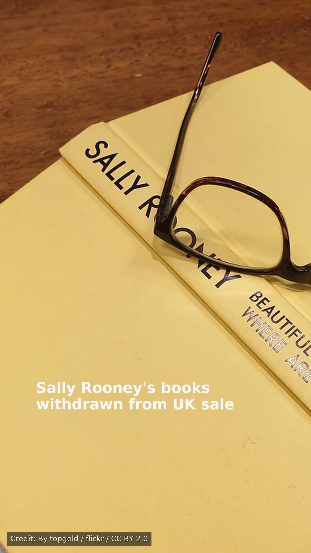 Sally Rooney's books withdrawn from UK sale