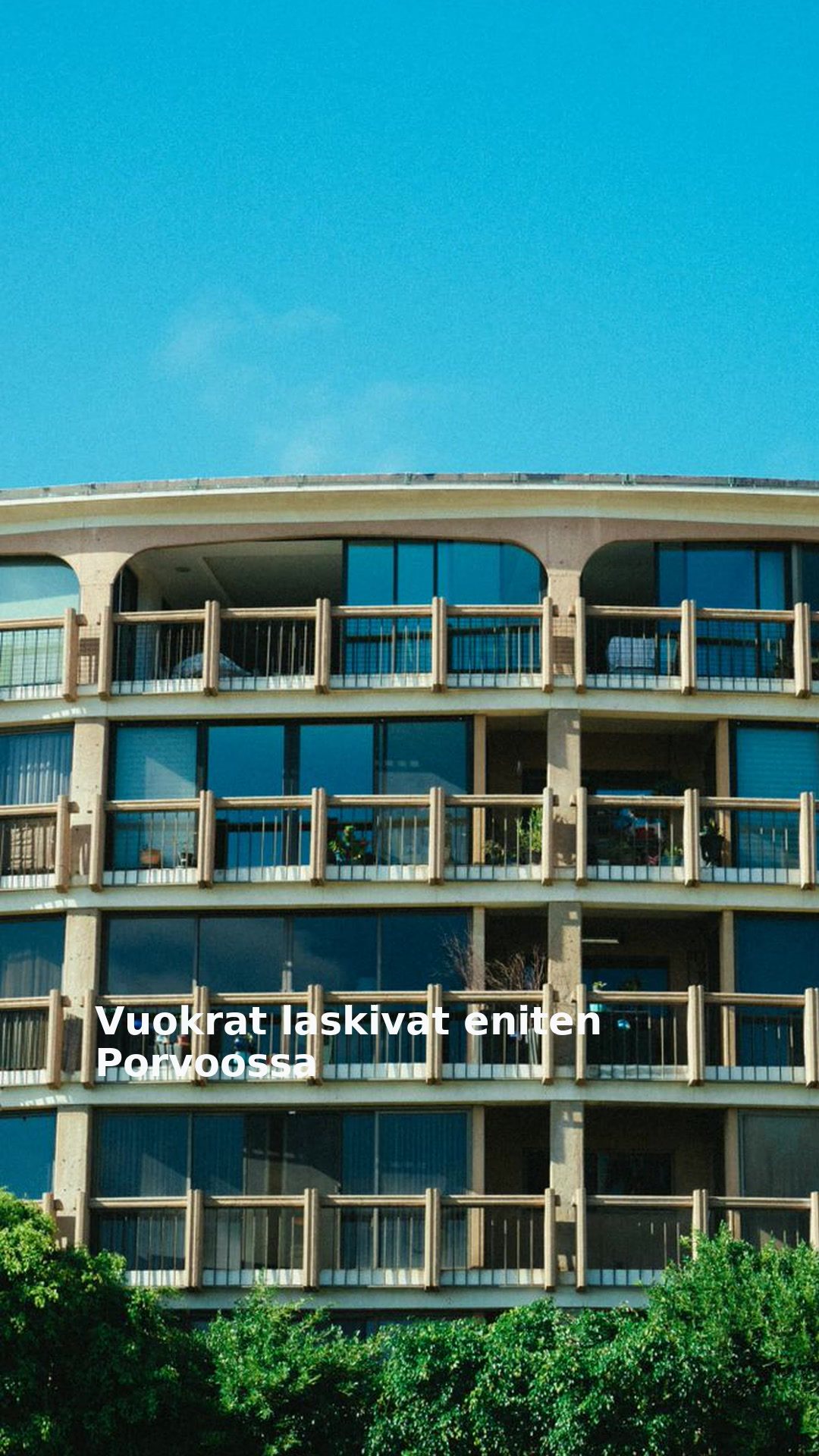 Vuokrat laskivat eniten Porvoossa