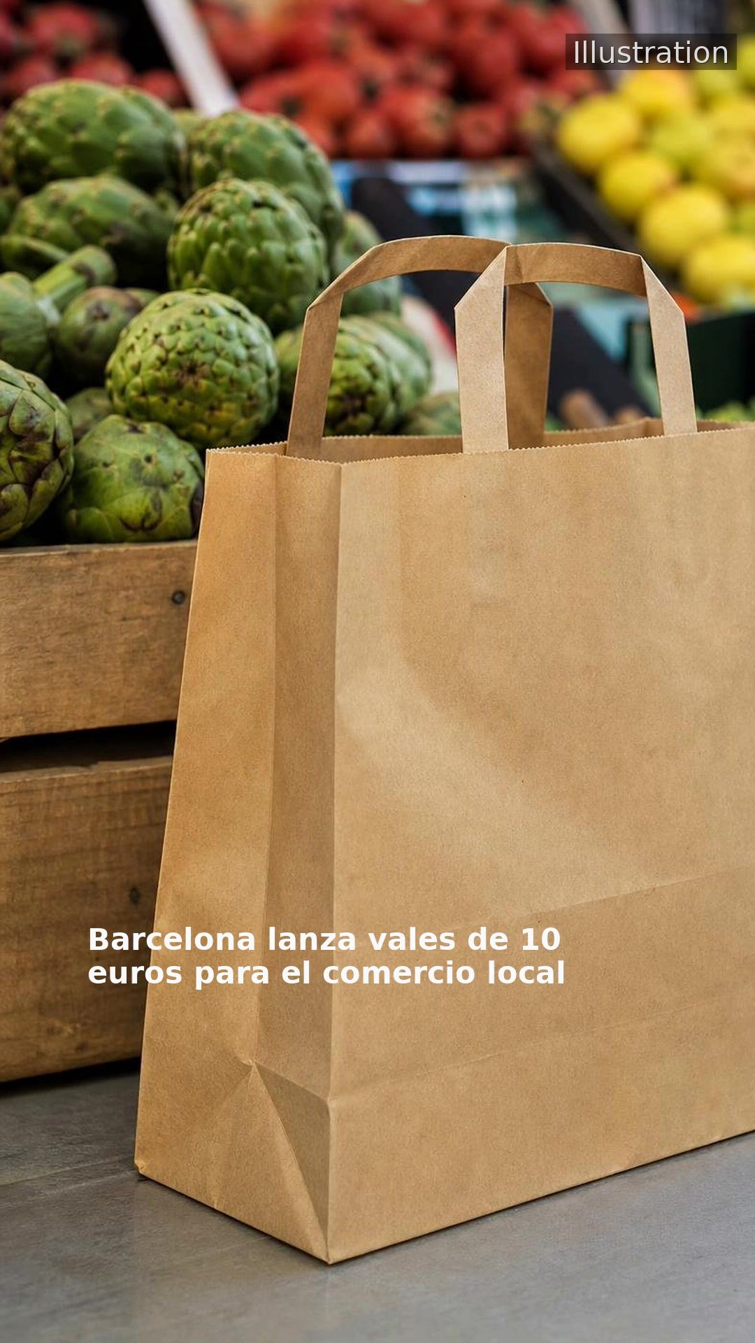 Barcelona lanza vales de 10 euros para el comercio local