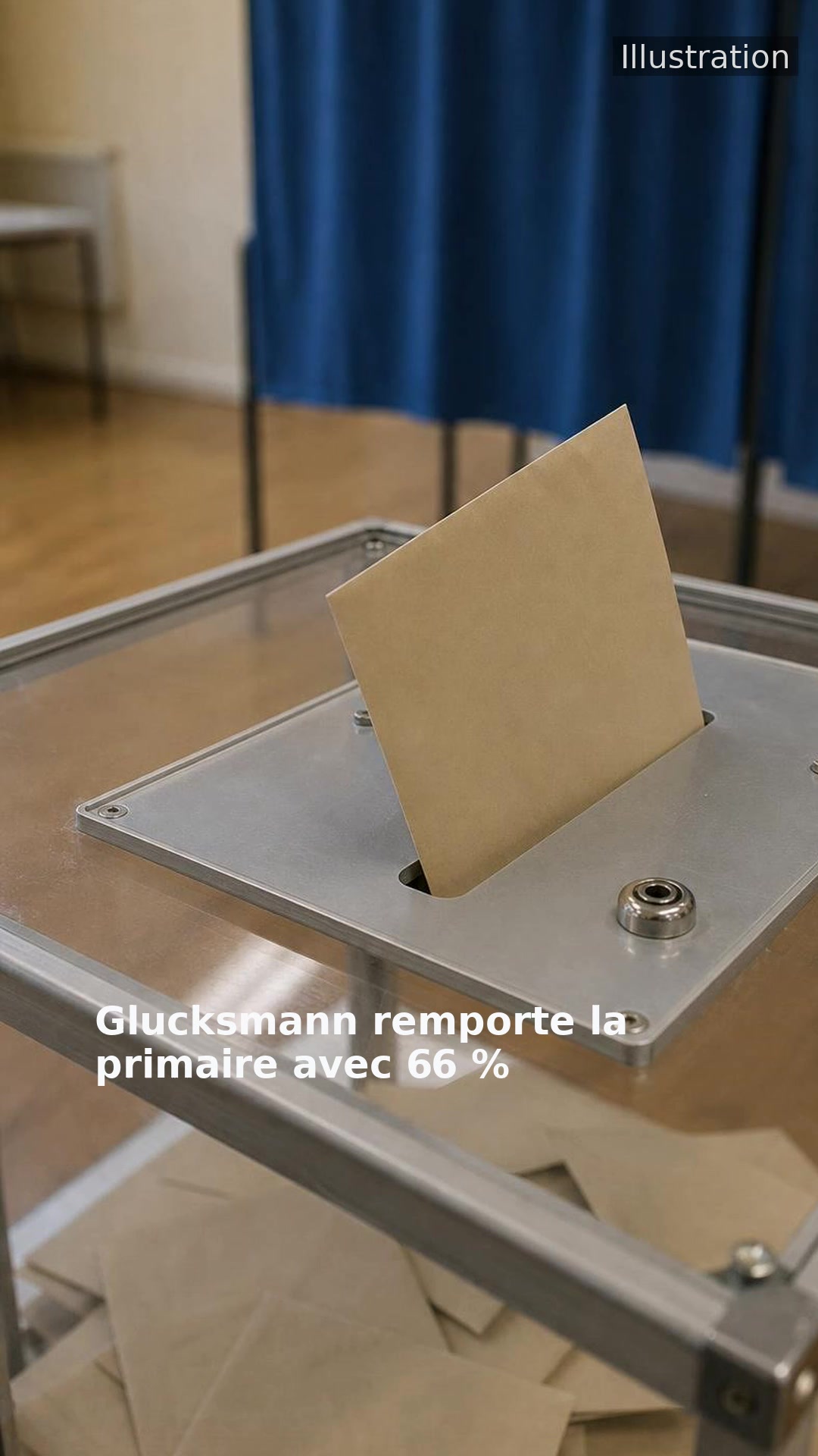 Glucksmann remporte la primaire avec 66 %