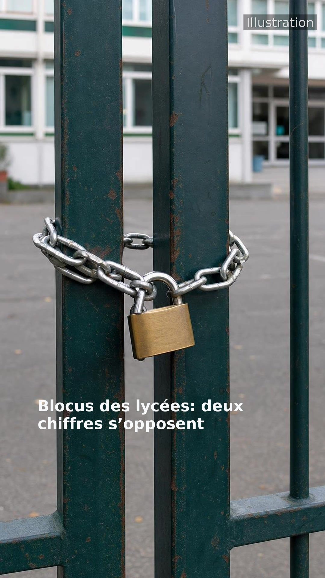 Blocus des lycées: deux chiffres s’opposent