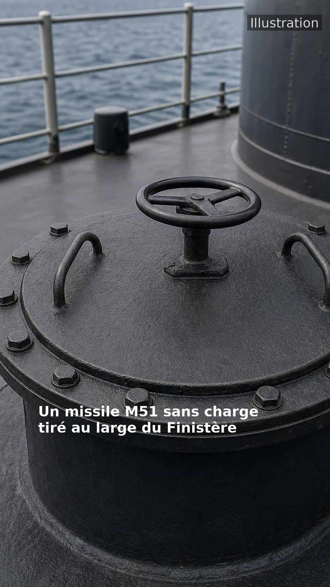 Un missile M51 sans charge tiré au large du Finistère