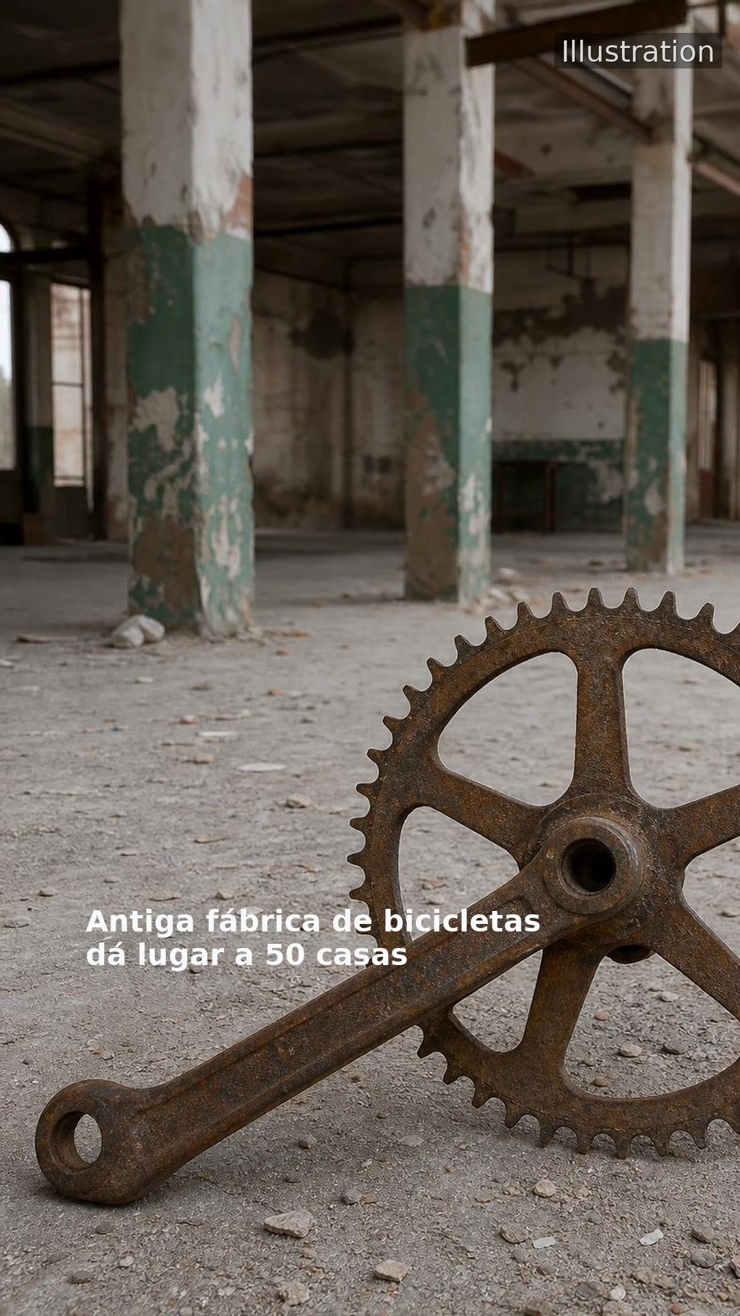 Antiga fábrica de bicicletas dá lugar a 50 casas