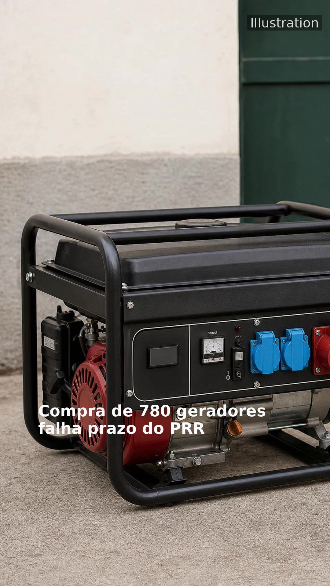 Compra de 780 geradores falha prazo do PRR