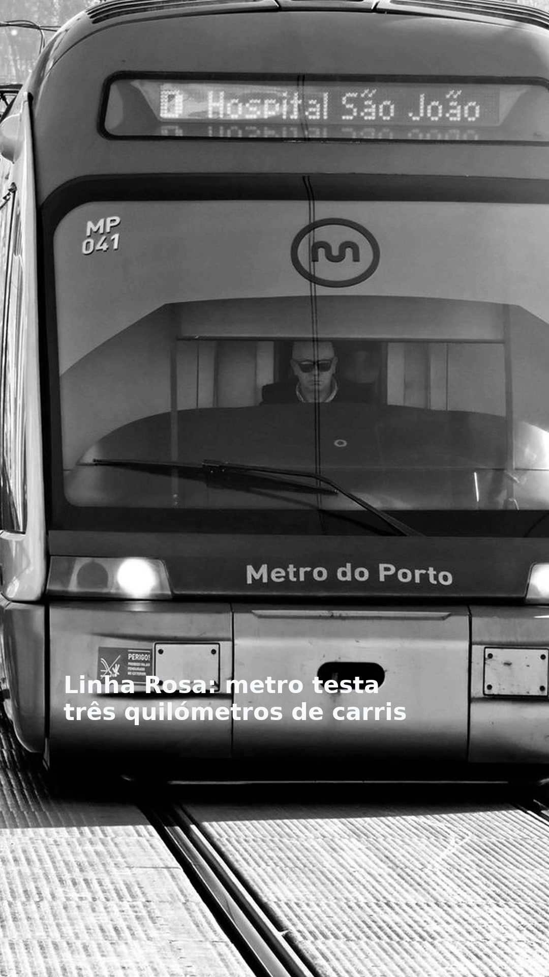 Linha Rosa: metro testa três quilómetros de carris