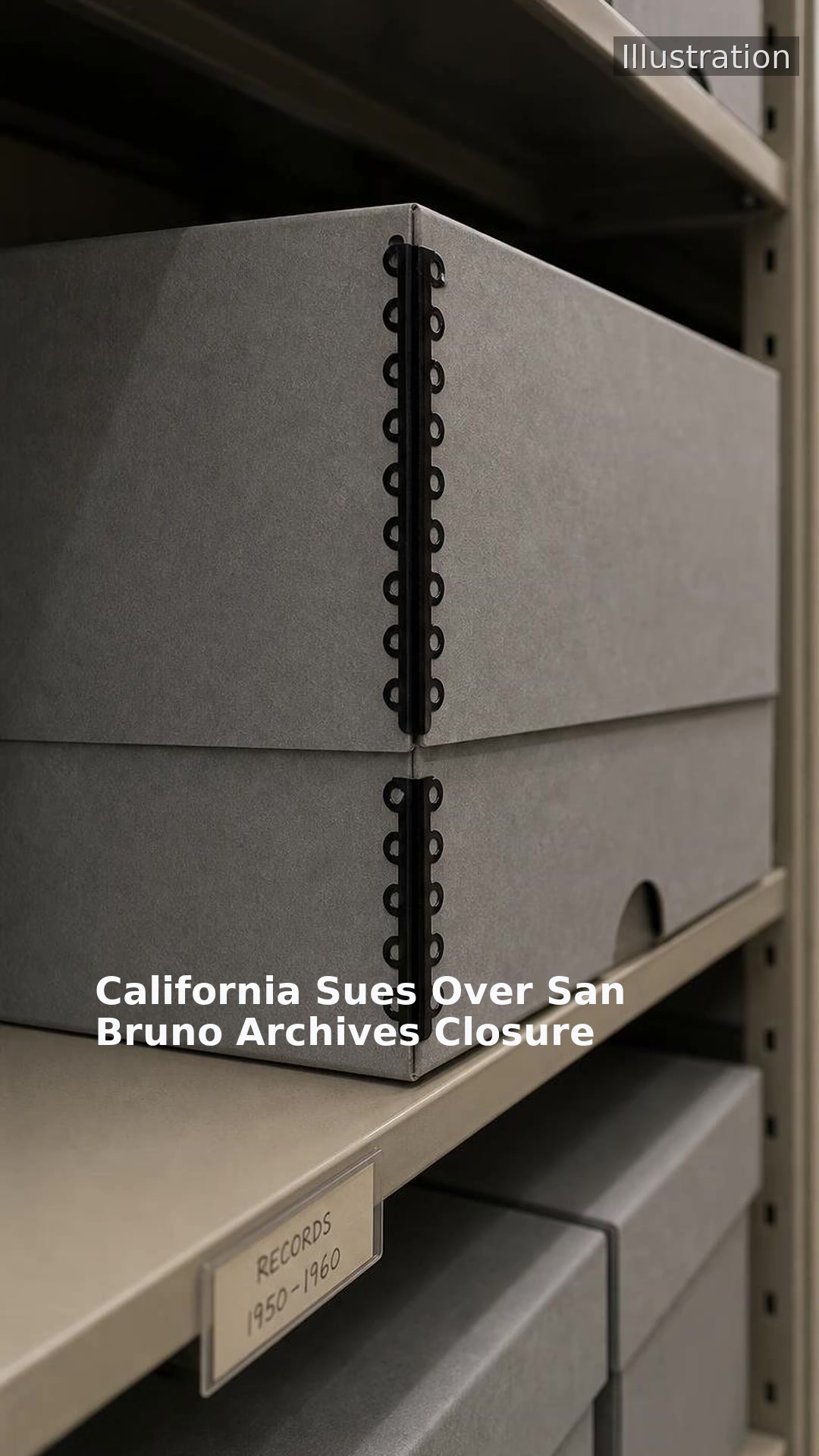 California Sues Over San Bruno Archives Closure