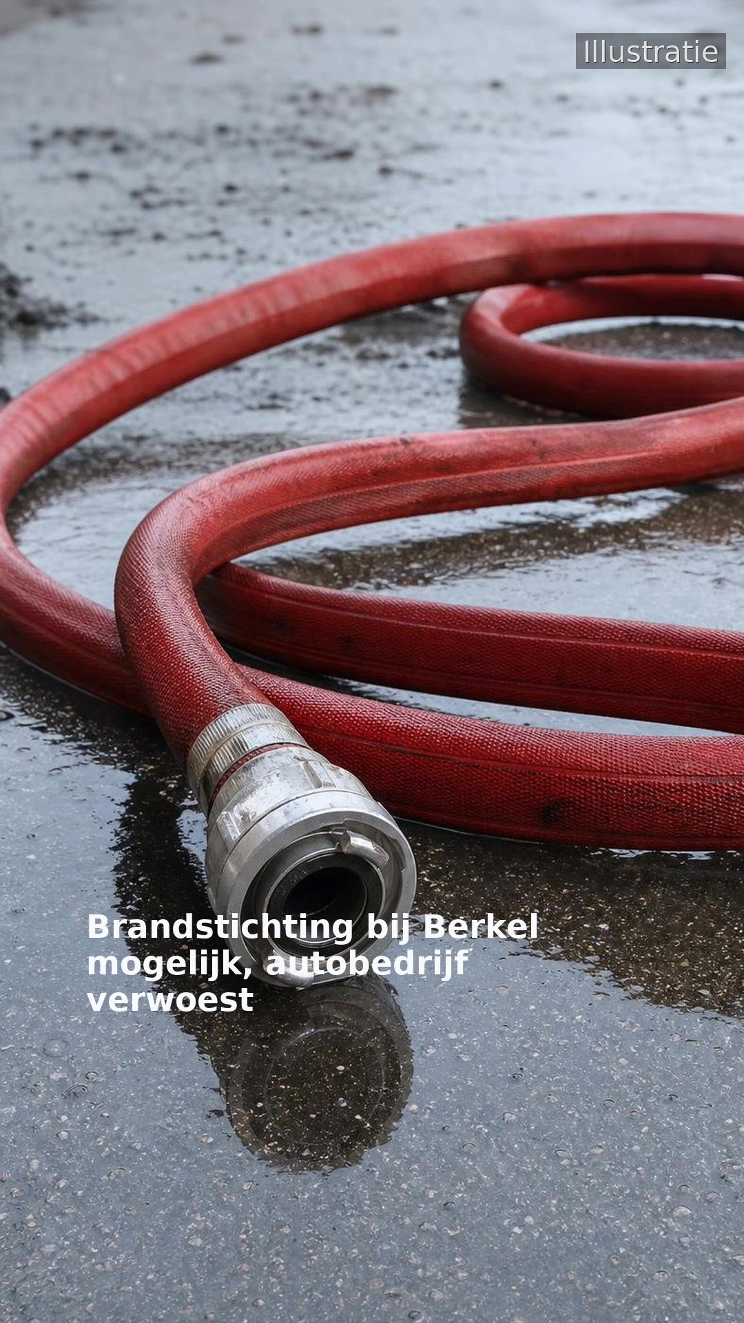Brandstichting bij Berkel mogelijk, autobedrijf verwoest