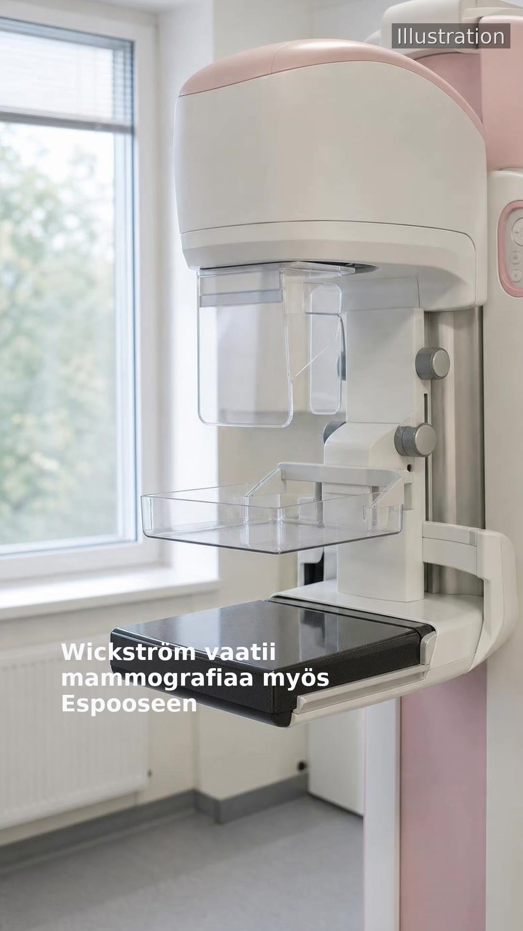 Wickström vaatii mammografiaa myös Espooseen