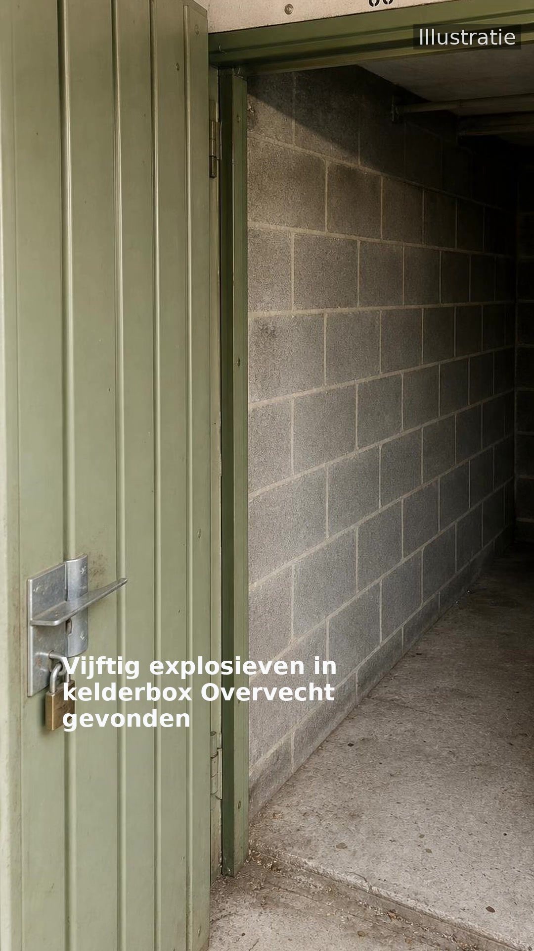 Vijftig explosieven in kelderbox Overvecht gevonden