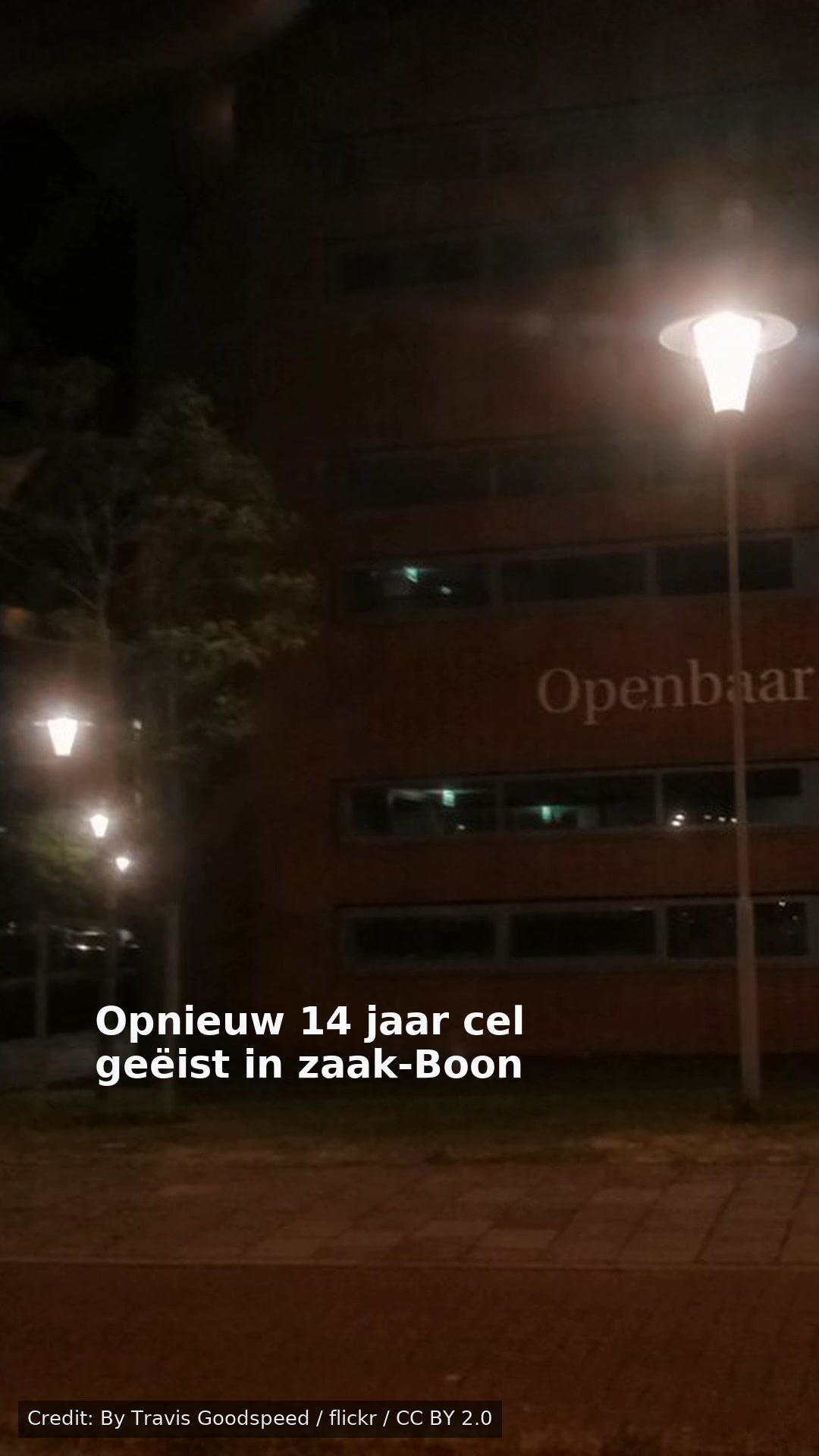 Opnieuw 14 jaar cel geëist in zaak-Boon