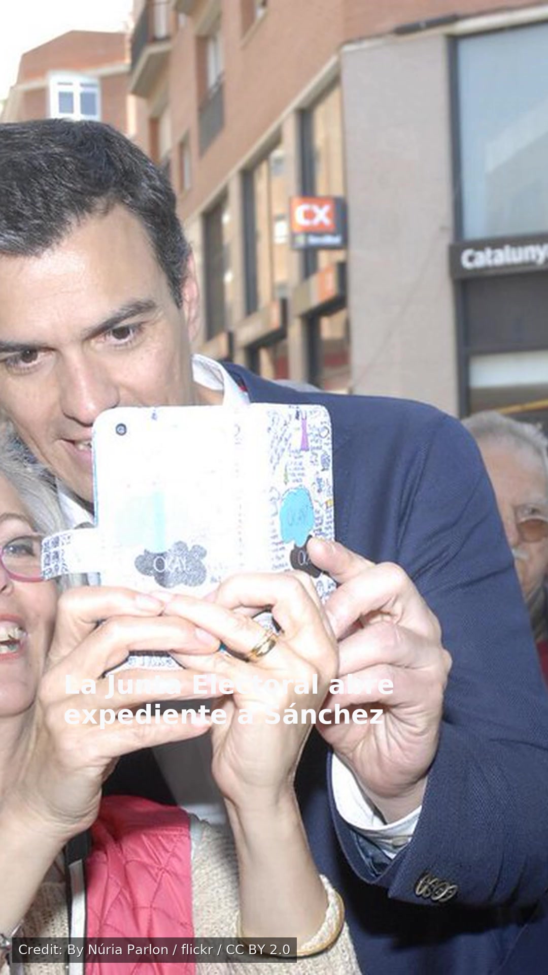 La Junta Electoral abre expediente a Sánchez