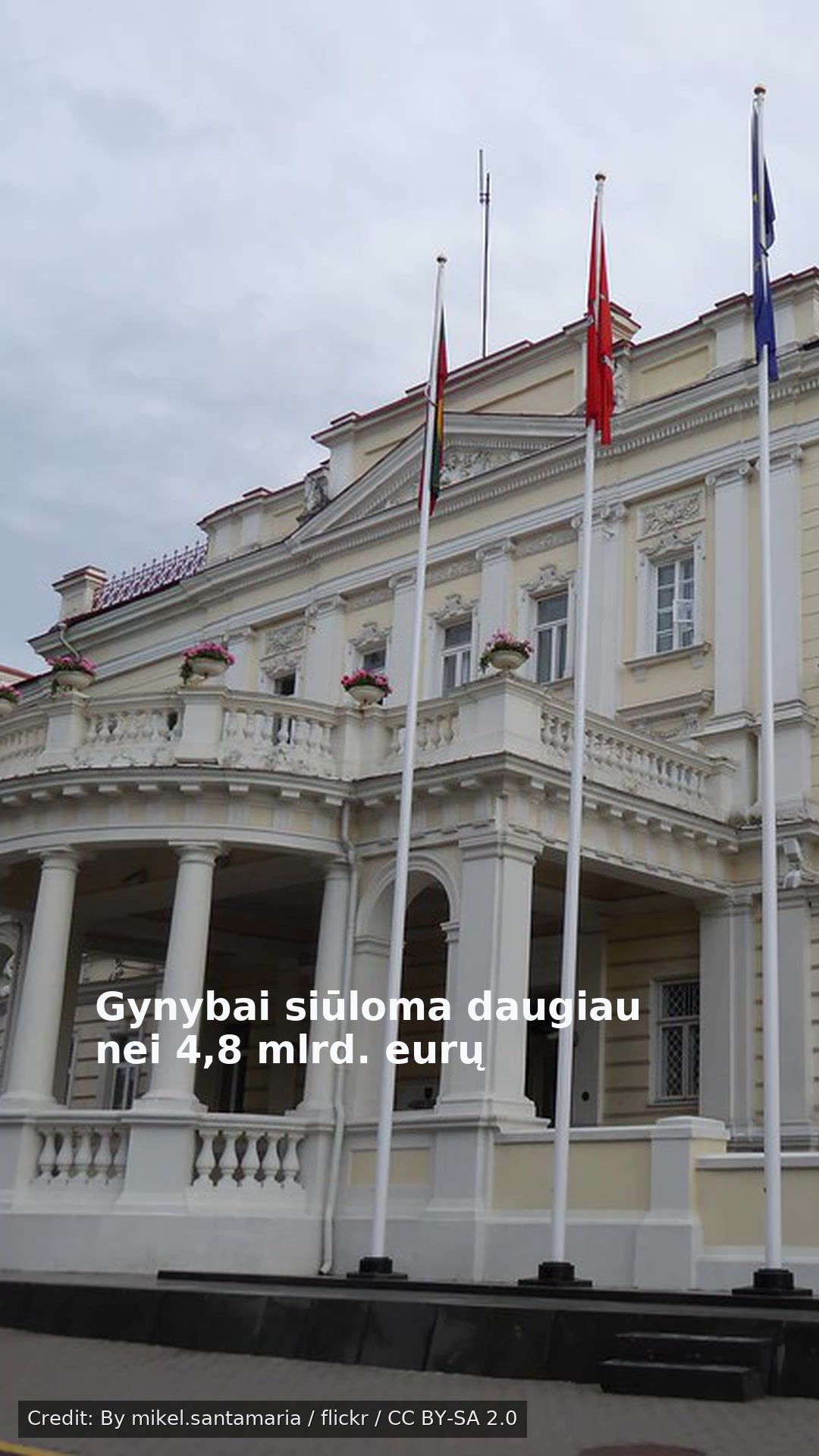 Gynybai siūloma daugiau nei 4,8 mlrd. eurų