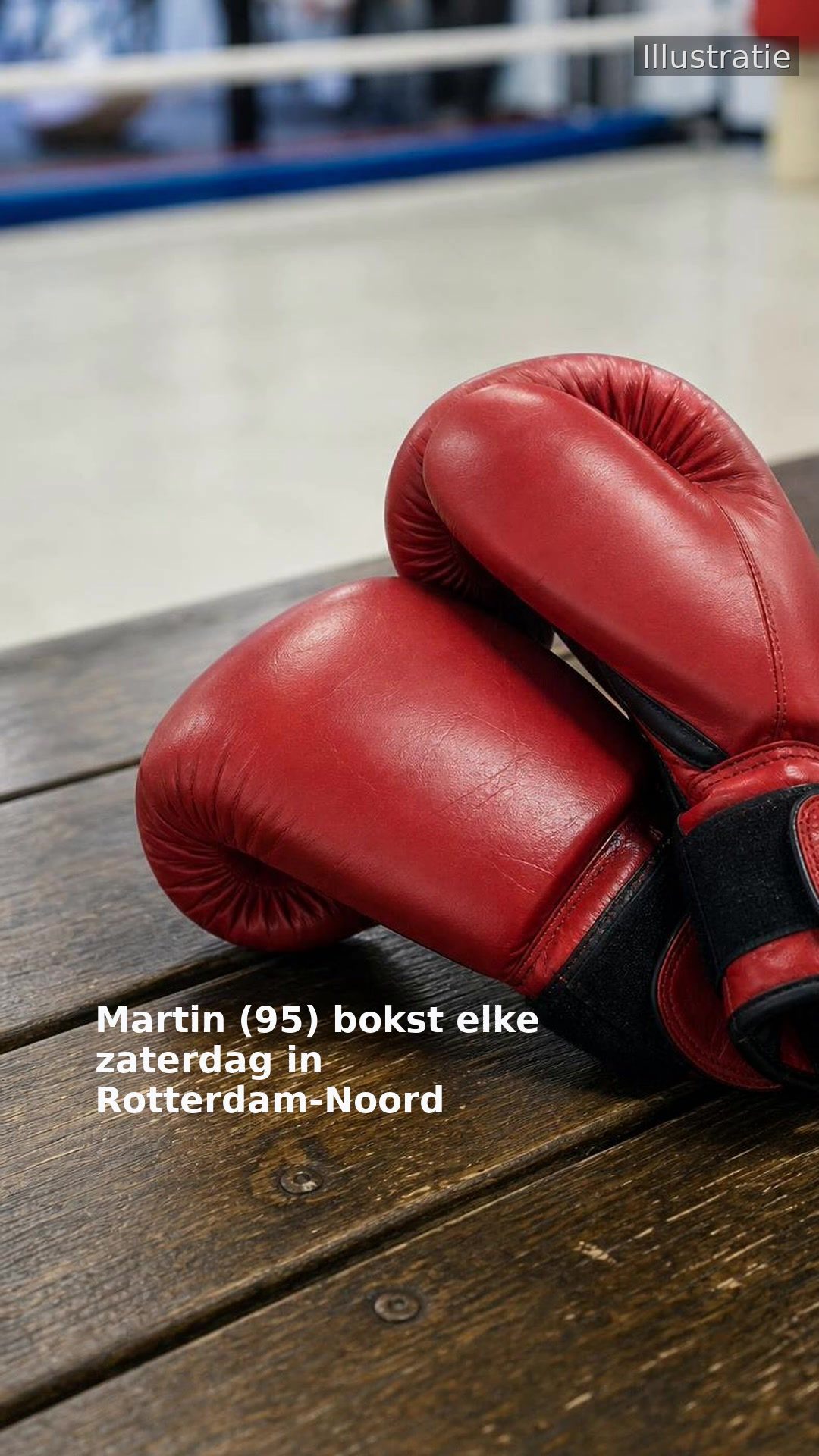 Martin (95) bokst elke zaterdag in Rotterdam-Noord
