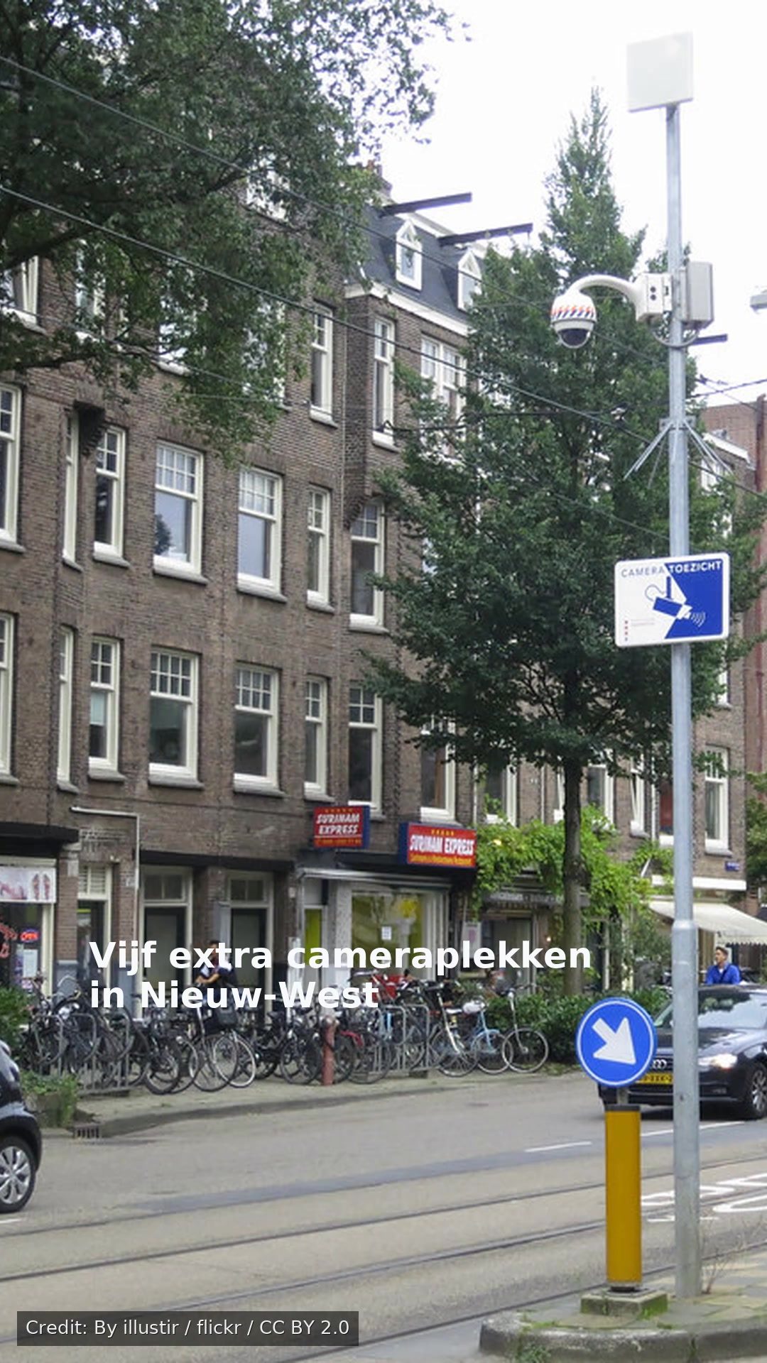 Vijf extra cameraplekken in Nieuw-West
