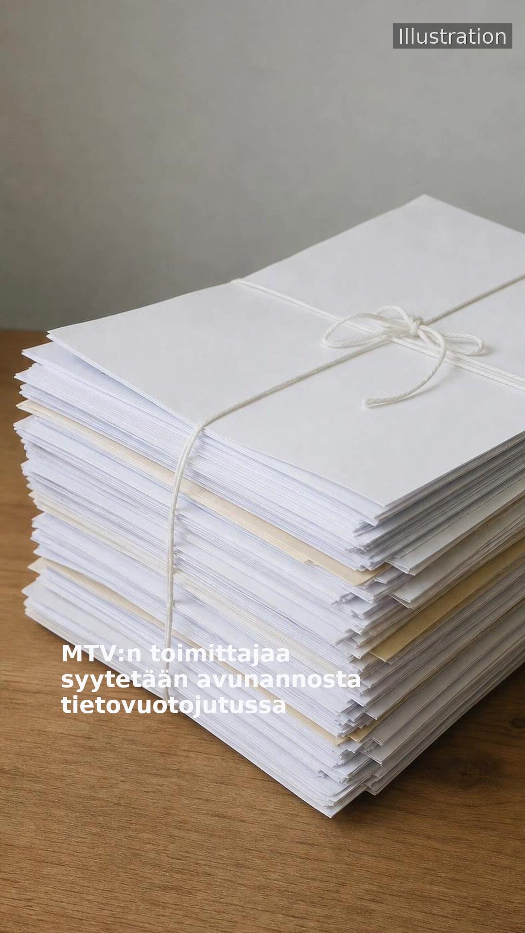 MTV:n toimittajaa syytetään avunannosta tietovuotojutussa