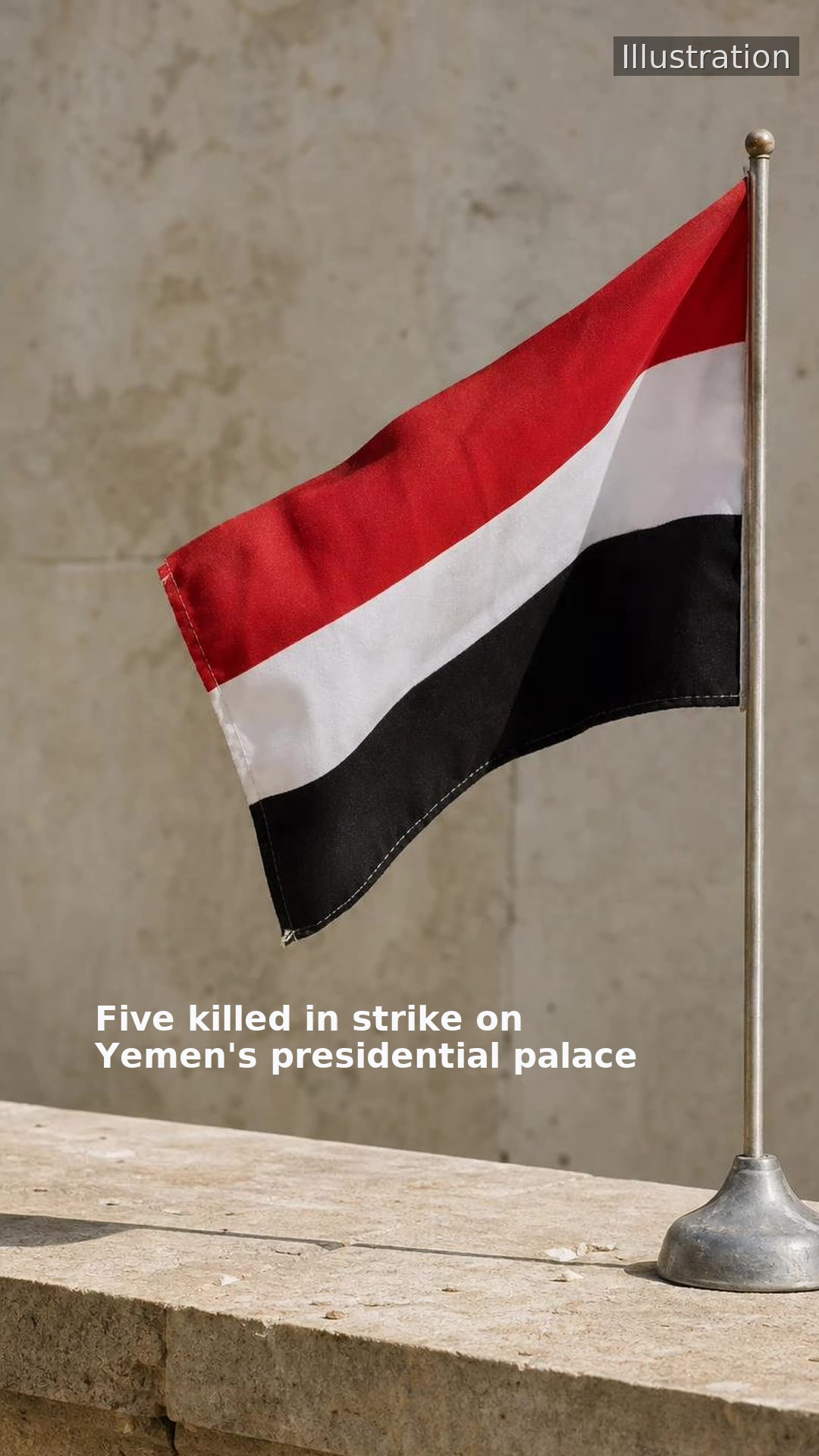 Five killed in strike on Yemen's presidential palace