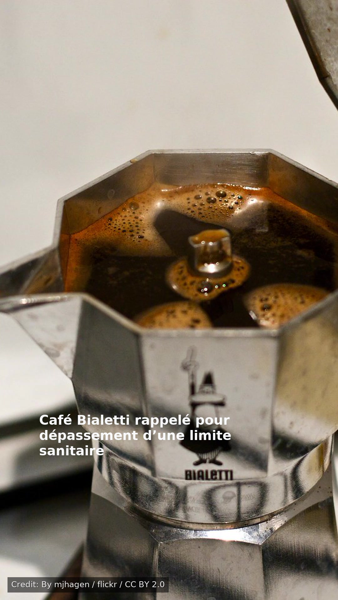 Café Bialetti rappelé pour dépassement d’une limite sanitaire