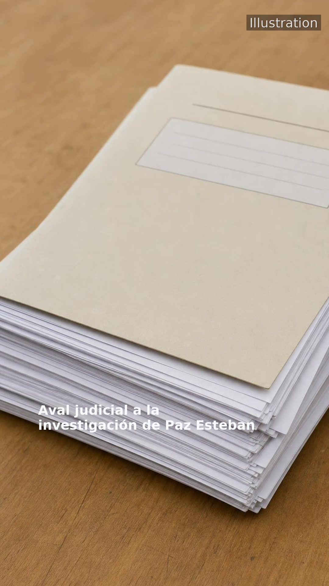 Aval judicial a la investigación de Paz Esteban