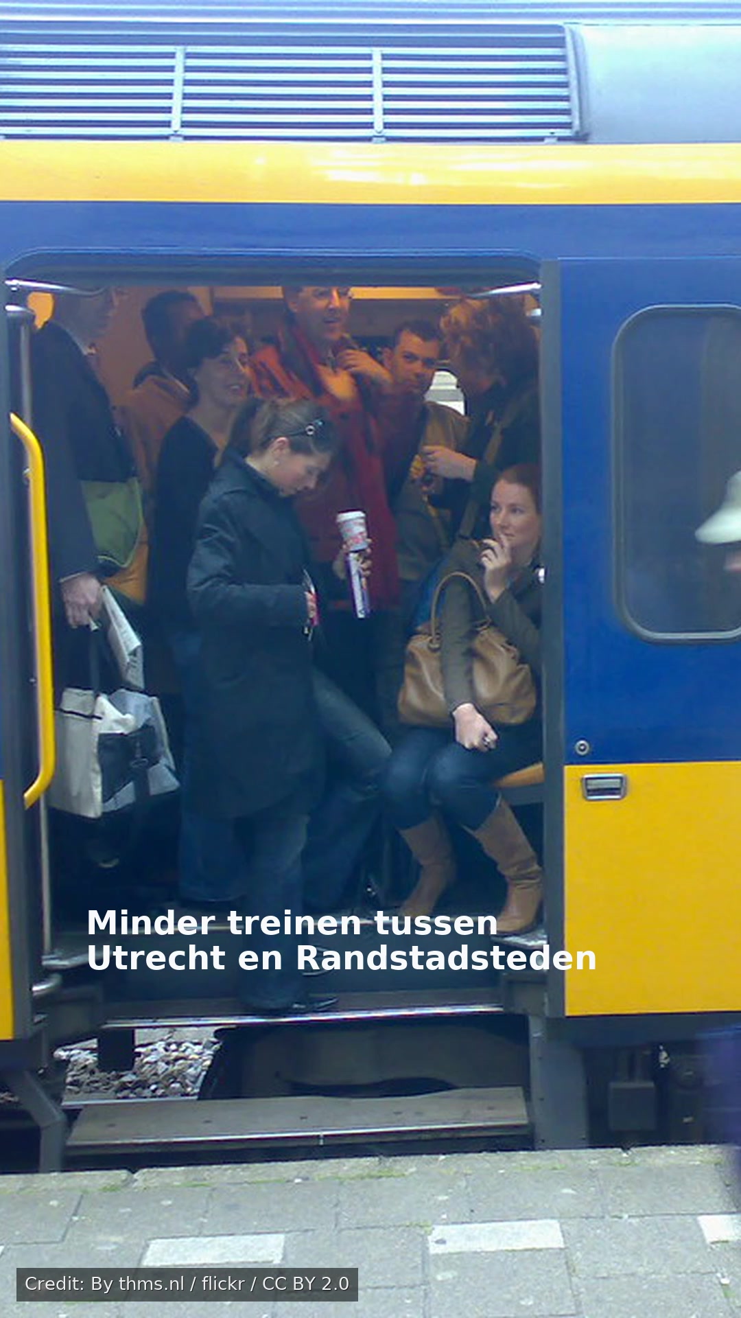 Minder treinen tussen Utrecht en Randstadsteden