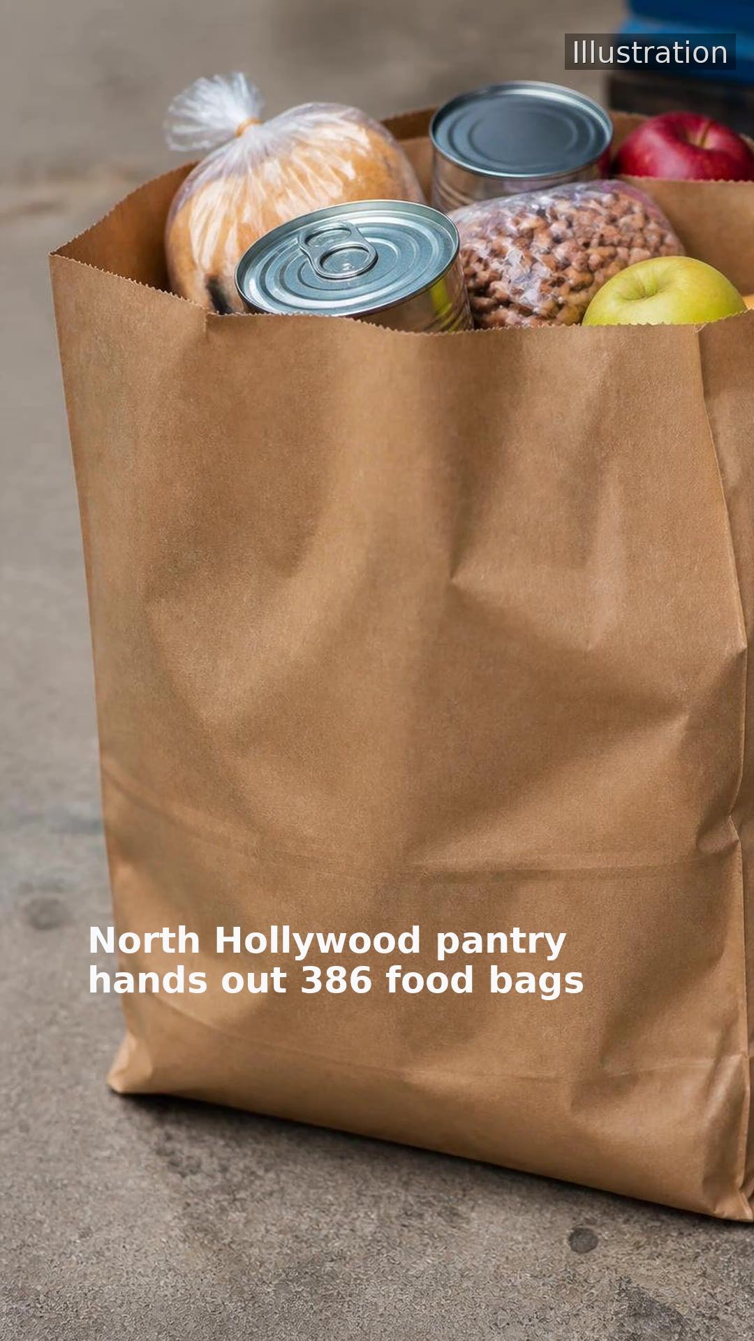 North Hollywood pantry hands out 386 food bags