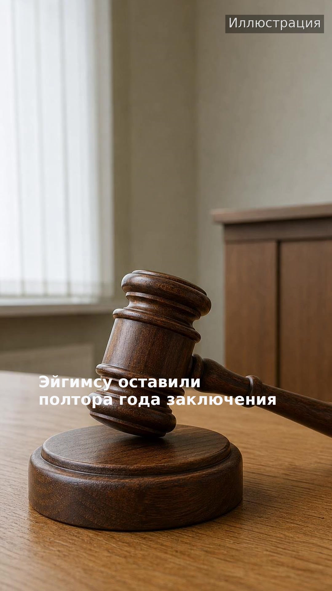Эйгимсу оставили полтора года заключения
