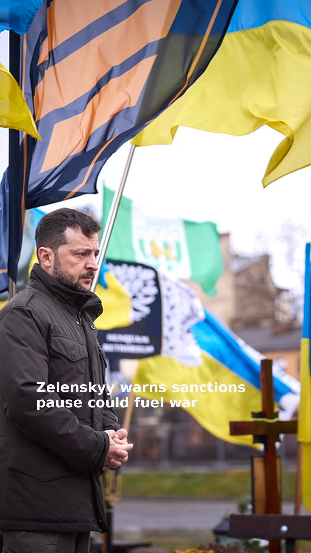 Zelenskyy warns sanctions pause could fuel war