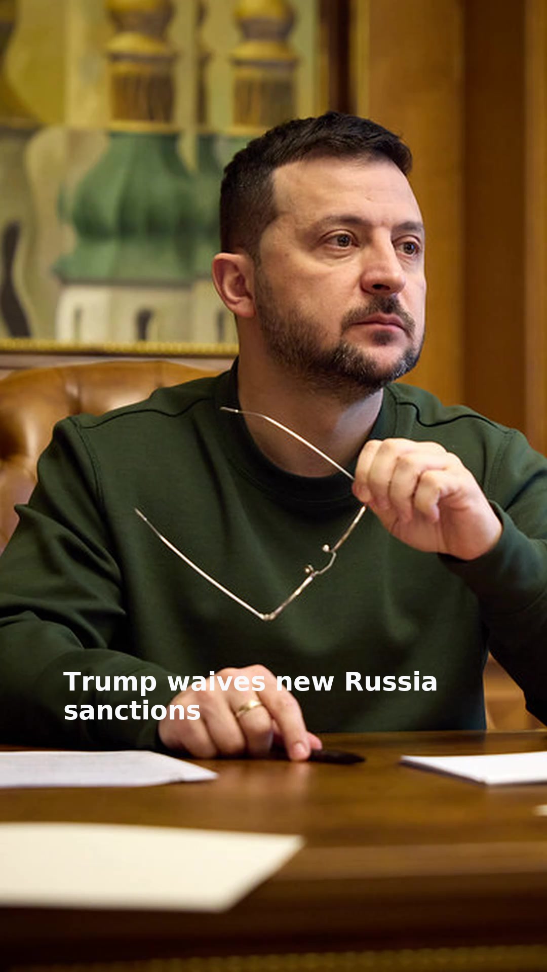 Trump waives new Russia sanctions
