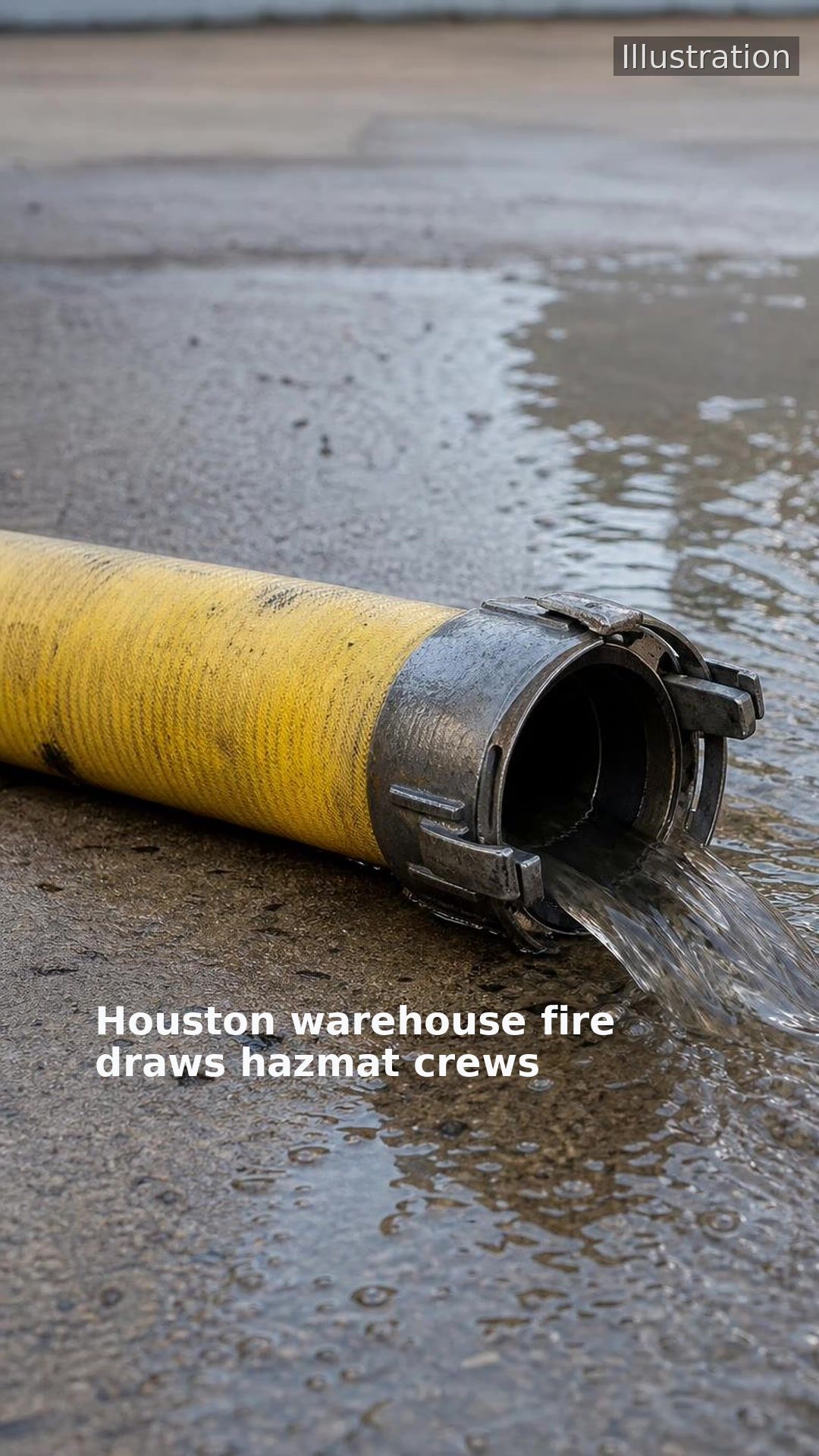 Houston warehouse fire draws hazmat crews