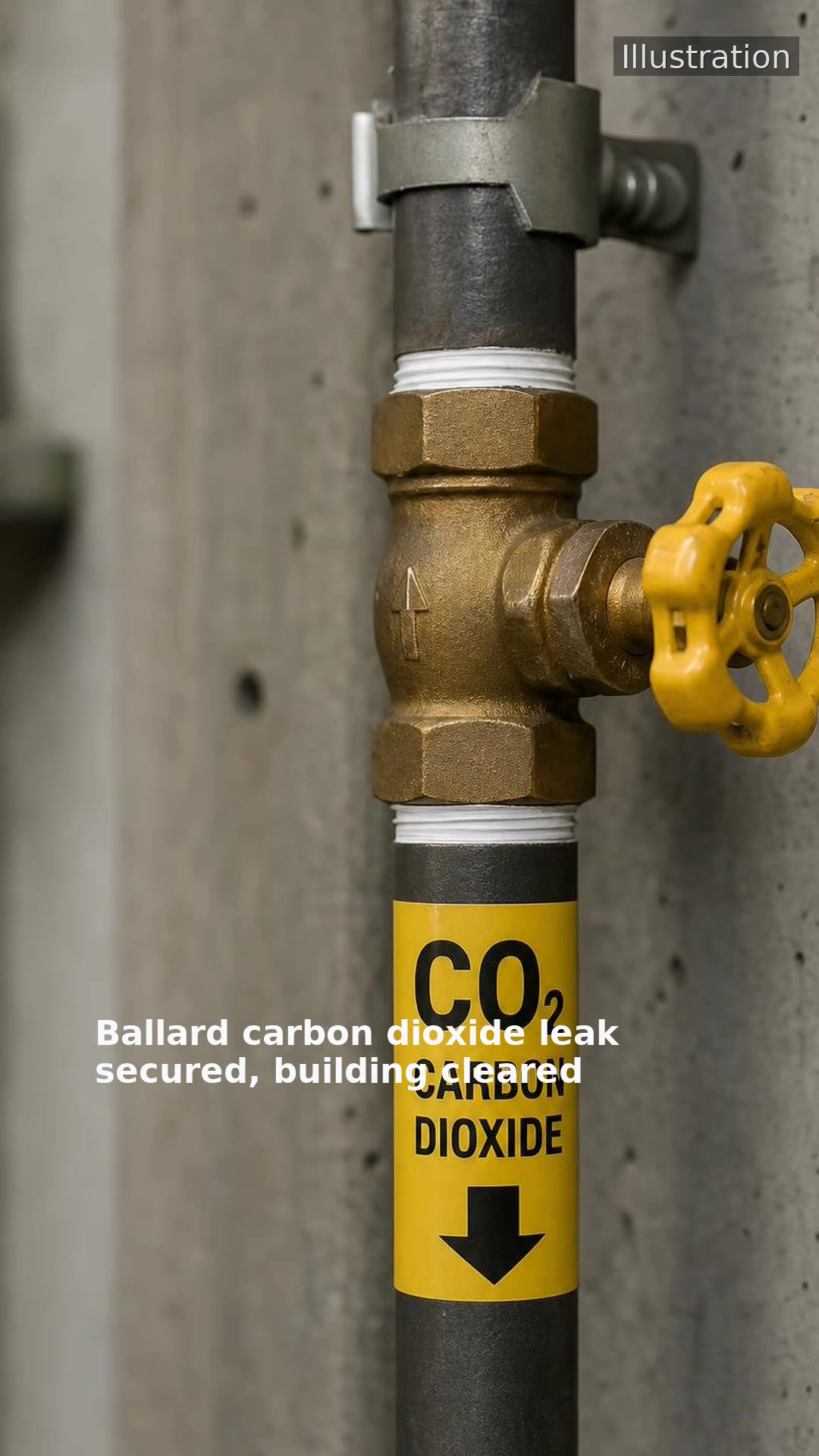 Ballard carbon dioxide leak secured, building cleared
