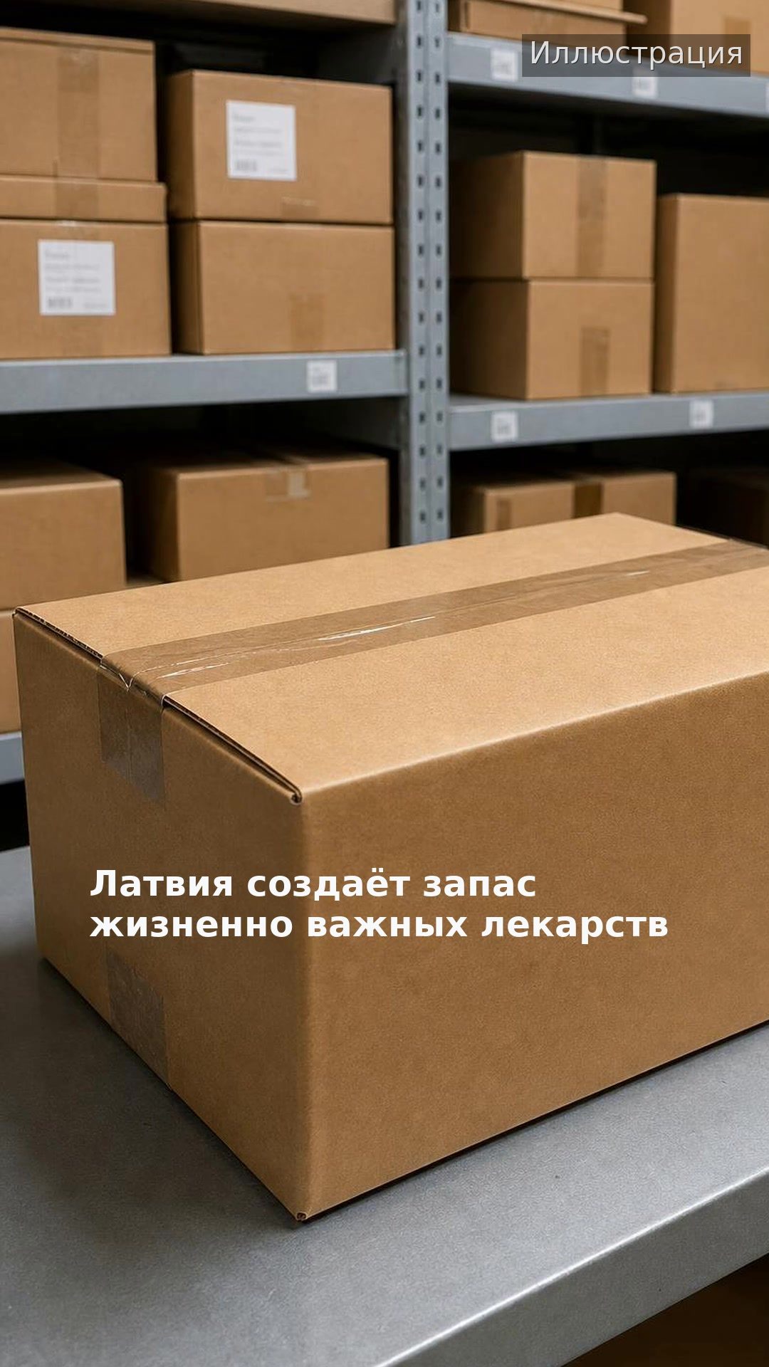 Латвия создаёт запас жизненно важных лекарств