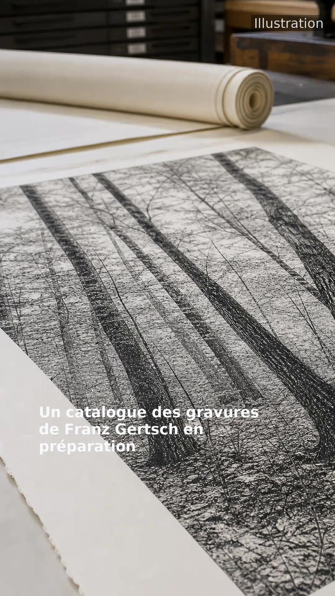 Un catalogue des gravures de Franz Gertsch en préparation