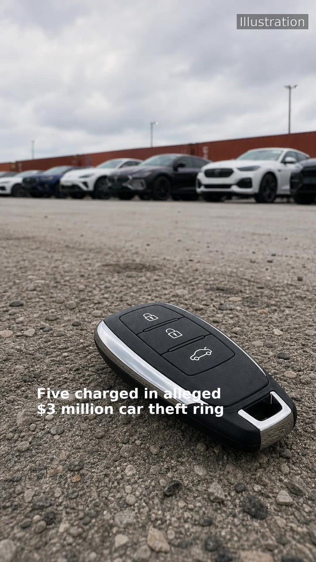 Five charged in alleged $3 million car theft ring