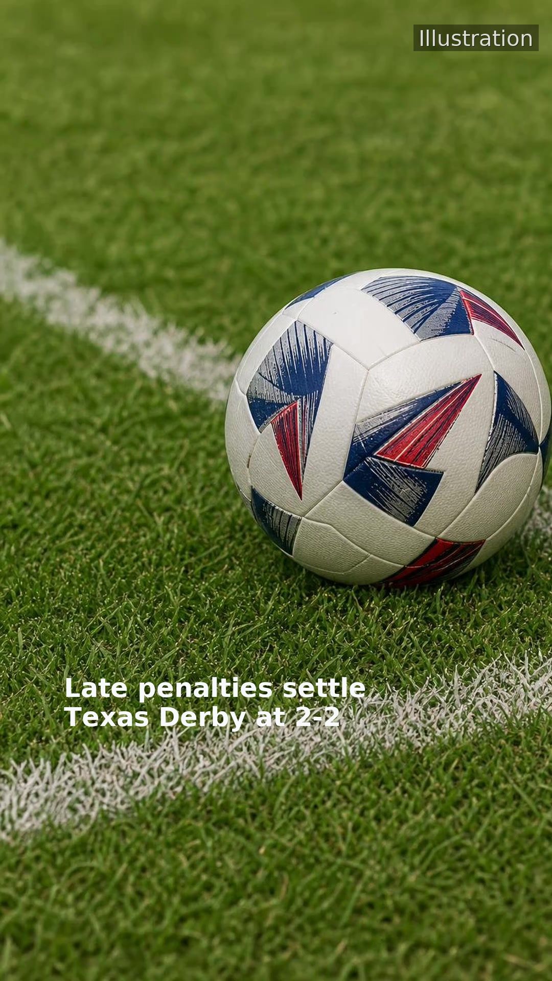 Late penalties settle Texas Derby at 2-2